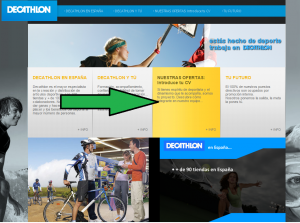 enviar curriculum a decathlon