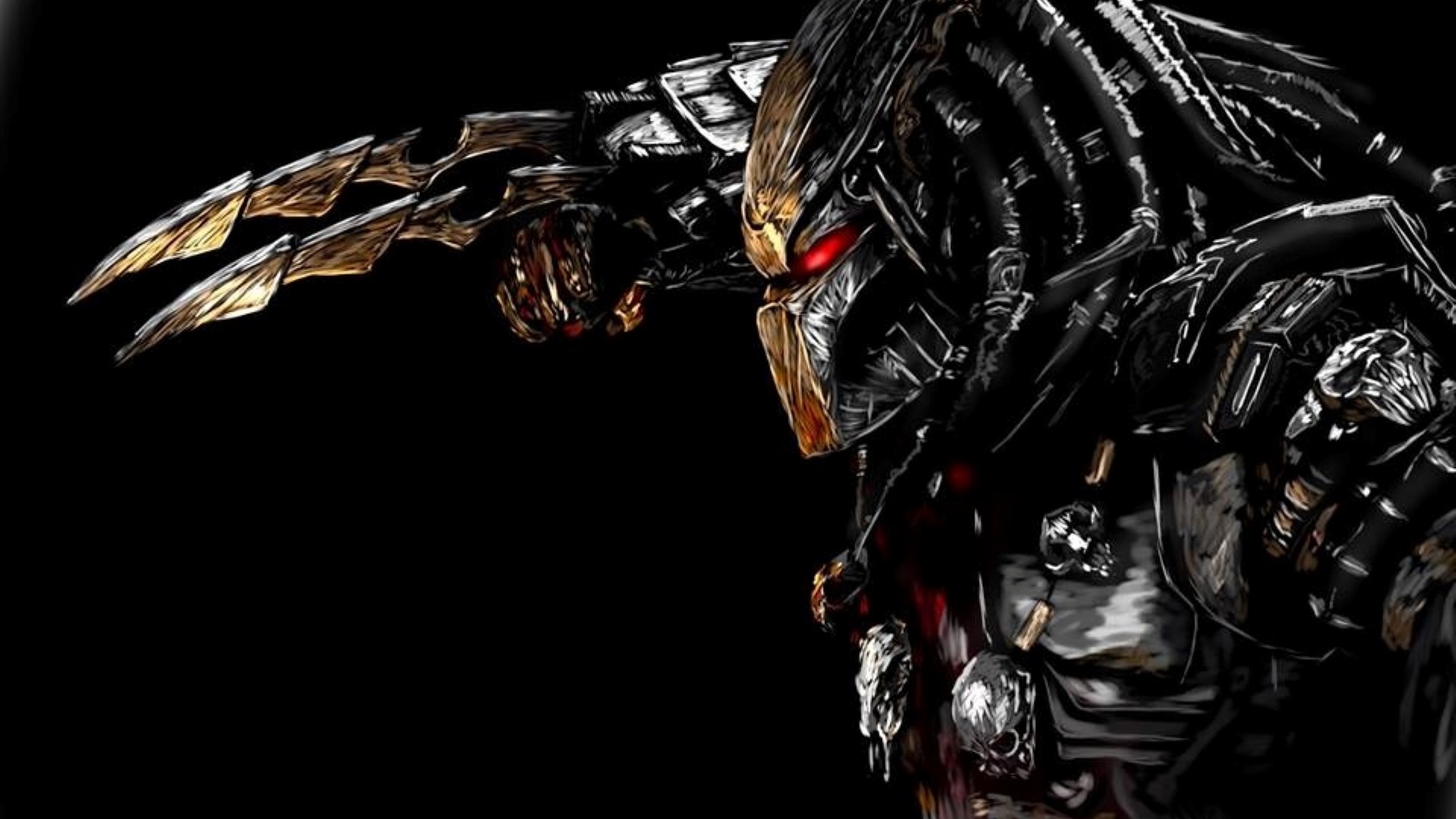 alien vs predator desktop theme