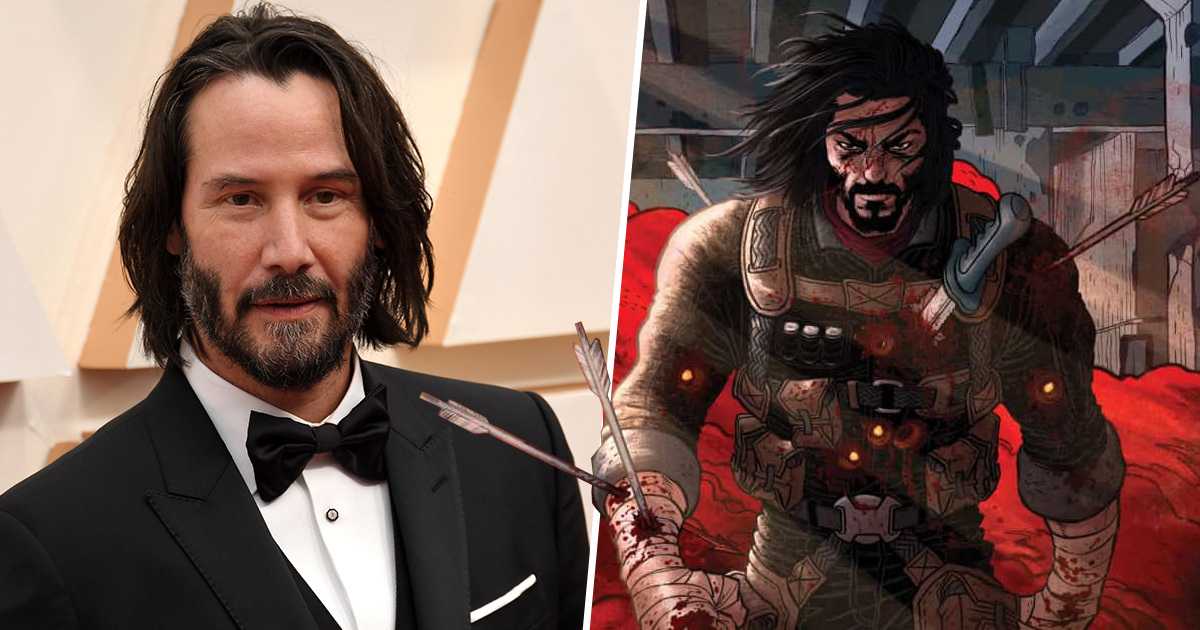 This is “BRZRKR,” the comedian that Netflix will adapt to with main character Keanu Reeves.